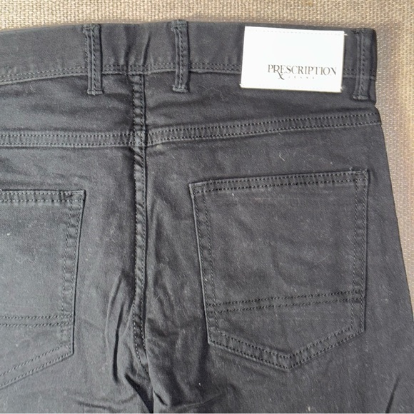 Prescription jeans size 30w x 30l Men's Classic Black Straight fit Jeans - Picture 3 of 5